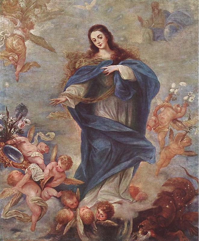 ESCALANTE, Juan Antonio Frias y Immaculate Conception dfg Sweden oil painting art